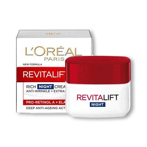 L'Oreal Paris Revitalift Classic Night Cream, Anti-Aging - 50ml ...