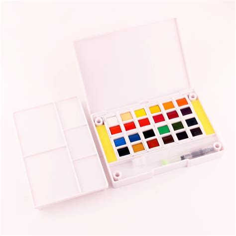 Aliexpress.com : Buy 12/18/20/30/36/40 Watercolor Paint Box Portable ...