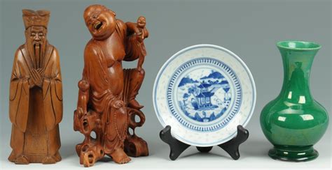 Lot 557: 4 Chinese Decorative Items | Case Auctions