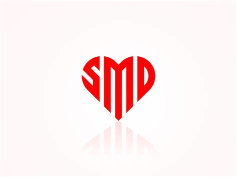 Logo Design - SMD Love Logo Design by Logo Family JR on Dribbble