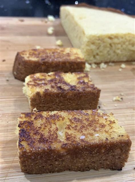 [Homemade] Cornbread pan-fried with honey butter : r/food