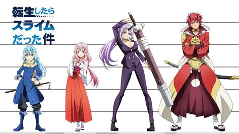 That Time I Got Reincarnated as a Slime | Characters Height Comparison - YouTube