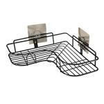 Buy GEEO Self-Adhesive Metal Bathroom Corner Rack Storage Shelves ...