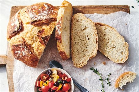 No-Knead Crusty White Bread Recipe | King Arthur Baking