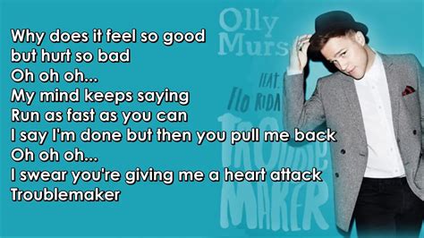 Olly Murs - Troublemaker (Lyrics) Ft. Flo Rida - YouTube