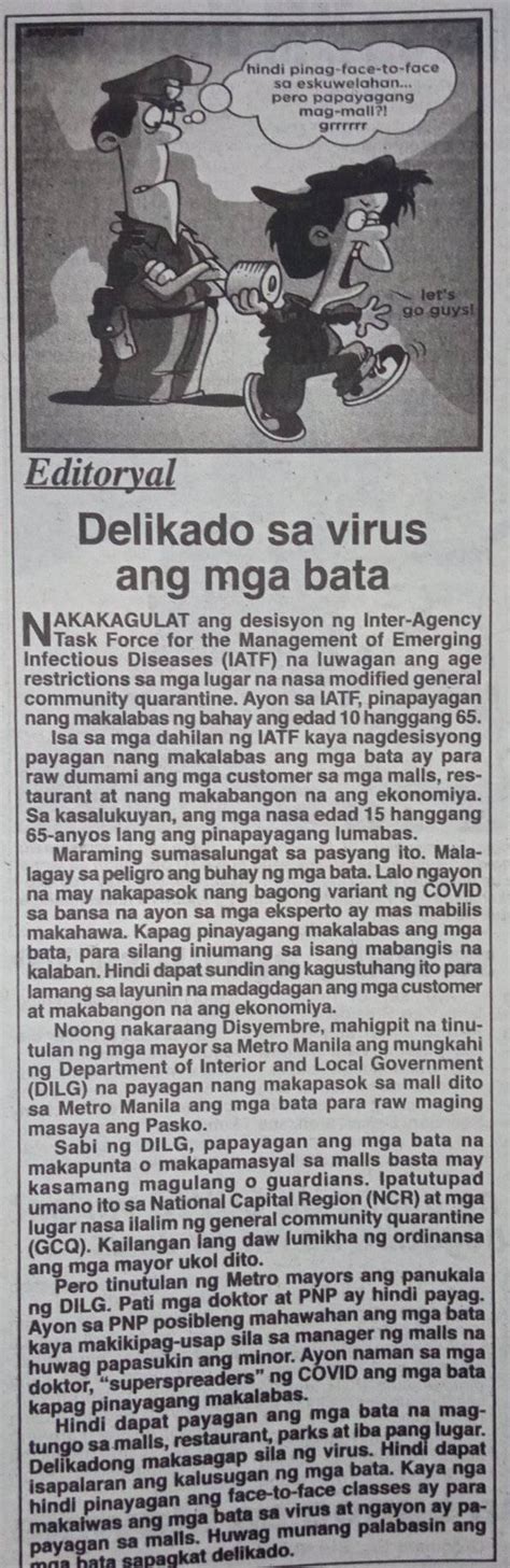 Editoryal ngayon - Tabloid and Broadsheet Newspaper Vendor Po