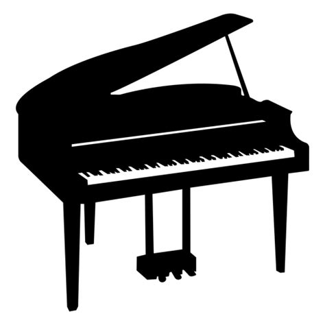 Piano Keyboard Silhouette at GetDrawings | Free download