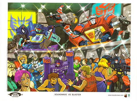 Transformers - Soundwave vs Blaster (by Guido Guidi, 2002) : r/alternativeart