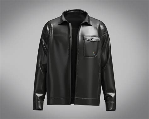 Leather Workwear Jacket Model - TurboSquid 1986976