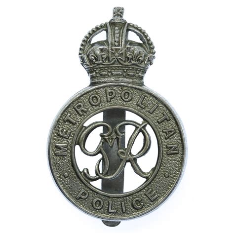 George VI Metropolitan Police Cap Badge