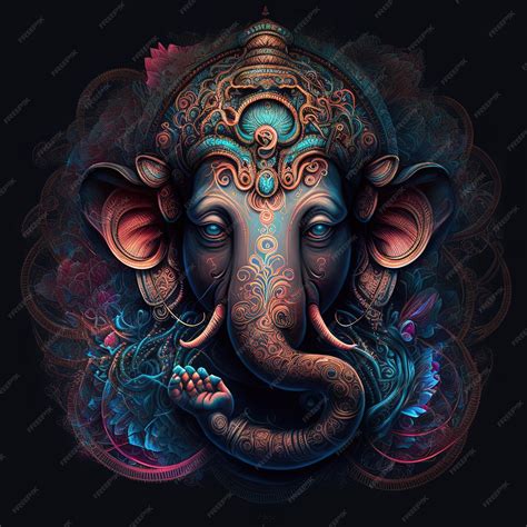 Premium Photo | Generative AI on statue of Lord Ganesha Ganesha ...