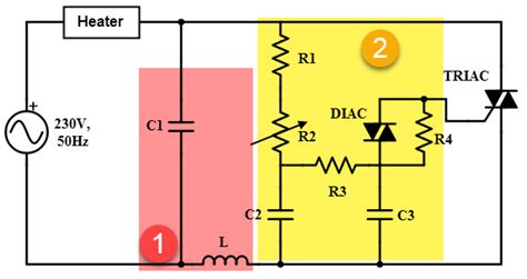 triac - What's the role of the capacitors in this AC circuit? - Electrical Engineering Stack ...