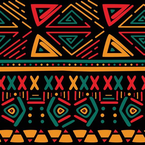 African Seamless Color Pattern 6152681 Vector Art at Vecteezy