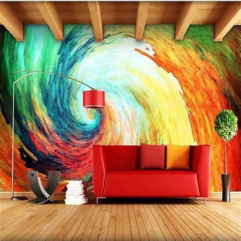 High Quality Custom Mural Wallpaper European Modern Abstract Art Wall ...