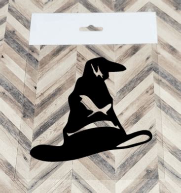 Sorting Hat Silhouette Die Cut | scrappineverymemory