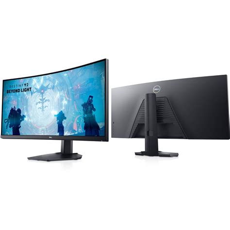 Dell 34 S3422DWG 34" 21:9 Curved FreeSync WQHD 144 Hz HDR VA Monitor ...