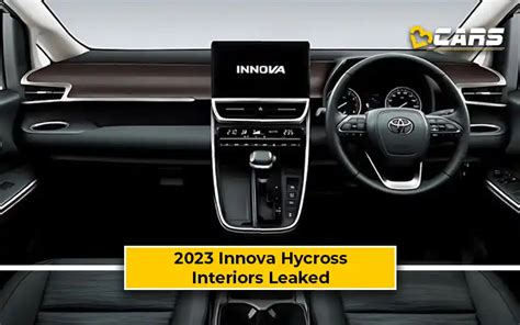 2023 Toyota Innova Hycross Interiors Leaked