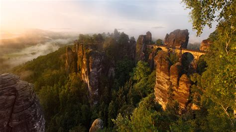 Fog over Germany (Saxon Switzerland National Park) on Behance