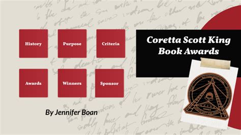 Coretta Scott King Book Awards by Jennifer Boan on Prezi