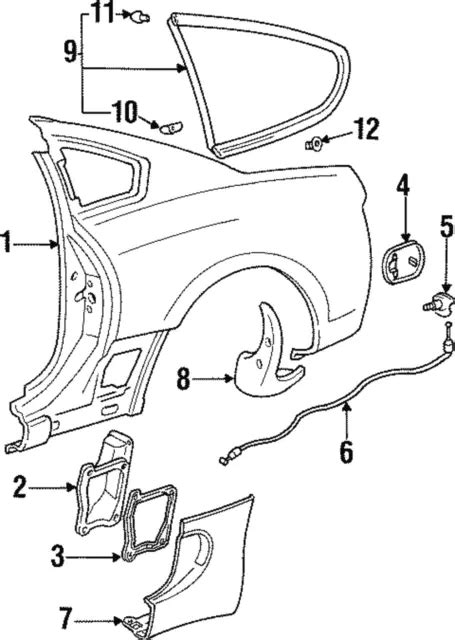 GENUINE TOYOTA SUPRA MK4 Left Rear Quarter Glass/Window Assembly 62720-14260 $305.39 - PicClick