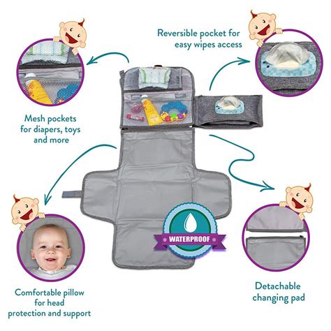 Portable Travel Nappy Changing Mat - Life Changing Products