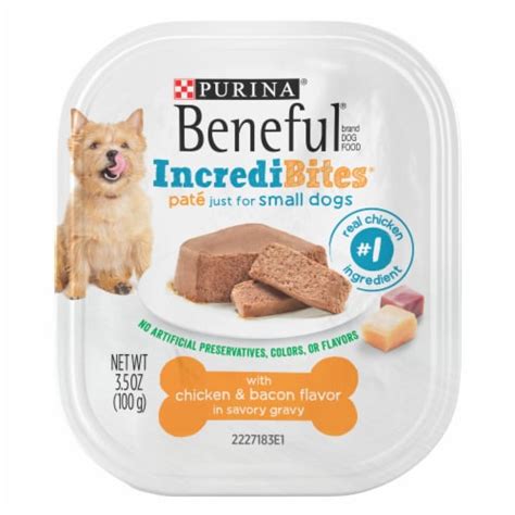 Purina Beneful Incredibites Small Breed Wet Dog Food Chicken & Bacon ...