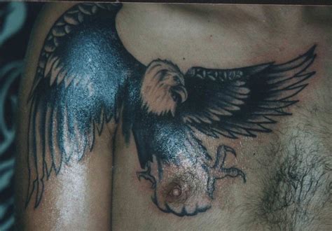 60 Graceful Eagle Tattoos On Chest - Tattoo Designs – TattoosBag.com