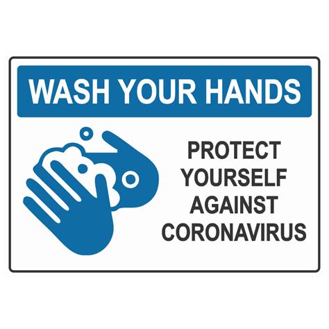 Wash Your Hands – Coronavirus (Covid-19) Signage – Polar Print