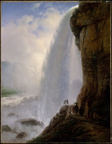 Ferdinand Richardt | Underneath Niagara Falls | American | The Metropolitan Museum of Art