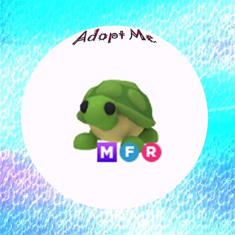 Adopt Me Turtle MFR | Etsy