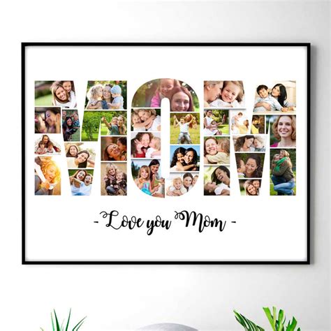 Mom Photo Collage Custom Photo Collage Photo Collage Gift | Etsy