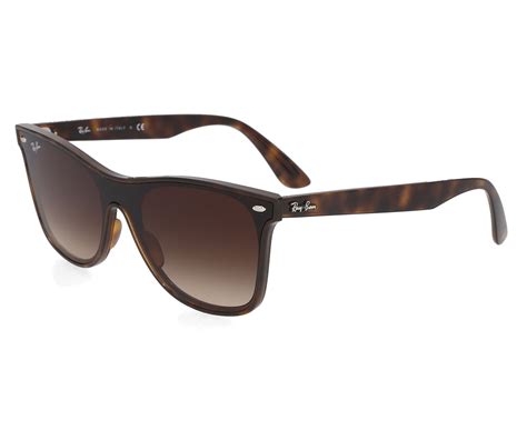 Ray-Ban Blaze Wayfarer RB4440N Sunglasses - Light Havana/Brown Gradient ...