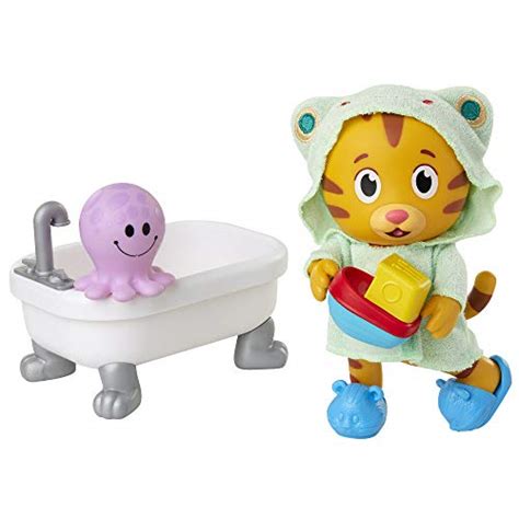 Buy Daniel Tigers Neighborhood Bath Time Daniel Tiger Figure Is 7" Tall Articulated Neck, Arms ...