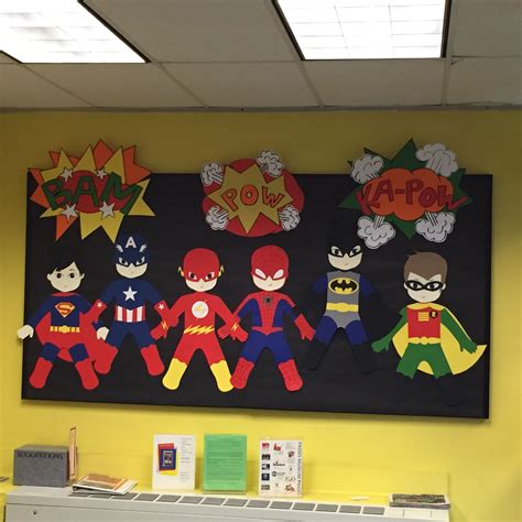 Superhero Bulletin Board Printables