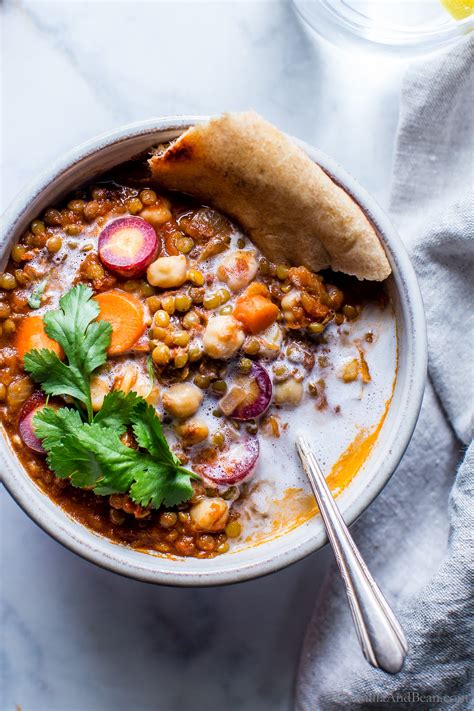 Moroccan Lentil Chickpea Stew | Vanilla And Bean