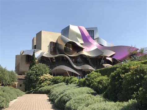 Bodegas Marqués de Riscal. Design by Frank Gehry. | Sydney opera house, Architecture, Frank gehry