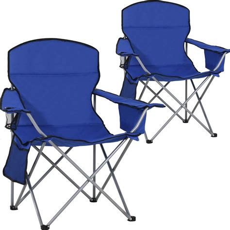 Camping Chair Folding Chair Set of 2 Lawn Chair Outdoor Chair Patio ...