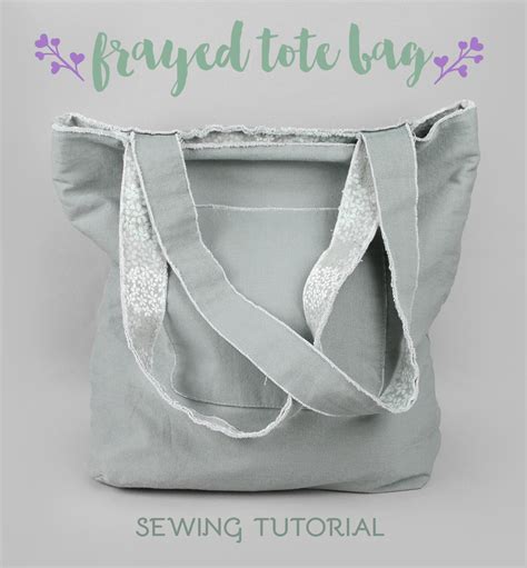 Sewing Tutorial: The Frayed Tote Bag by SewDesuNe on DeviantArt