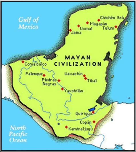 map: Mayan civilization : r/map