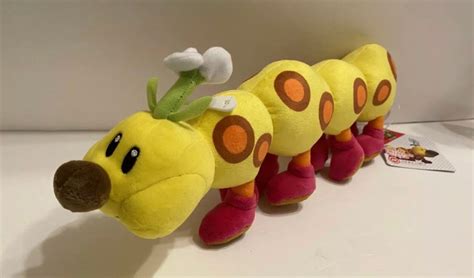 Super Mario Bros.13 Wiggler Plush Official Sen-Ei Little | Etsy