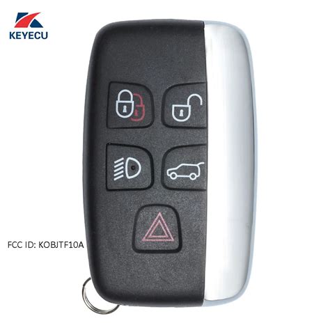 KEYECU Replacement Smart Remote Car Key Fob 5 Button for Jaguar F Type XE 2014 2017 FCC ID ...