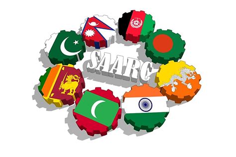 Saarc Countries On World Map