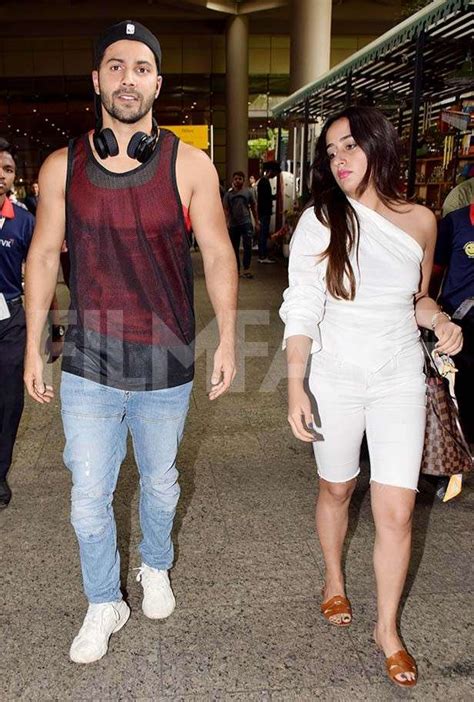 Varun Dhawan and Natasha Dalal return to Mumbai in style | Filmfare.com