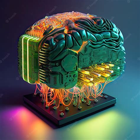 Premium Photo | An artificial brain by generative AI