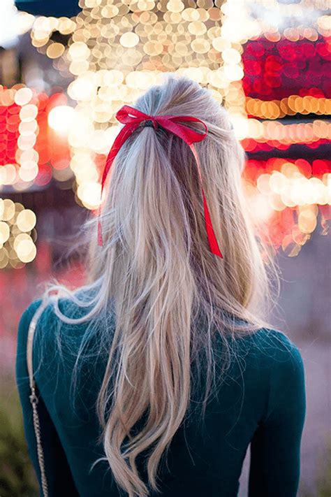 Holiday Hair Ribbons and Bows