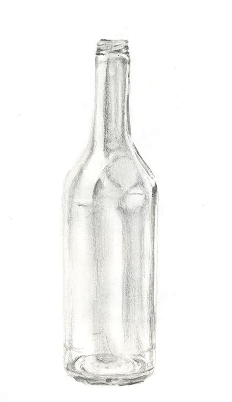 Flom Drawn: Bottle, another old drawing