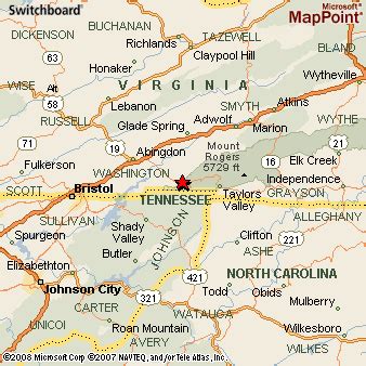 Damascus, Virginia Area Map & More