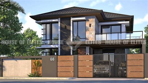 2-Storey 4-Bedroom Modern House Design | House Design Ideas for a 4 ...