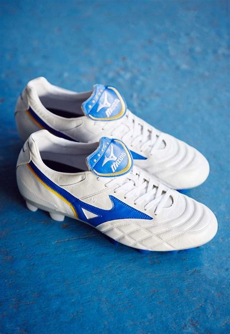 Mizuno Launch The Wave Cup Legend "White/Blue/Yellow" - SoccerBible