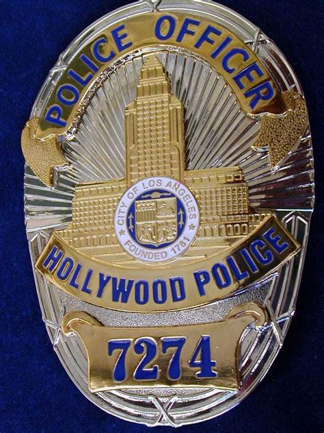 Pin by Michael Wolf on "Stinkin' Badges!" | Police badge, Lapd badge ...